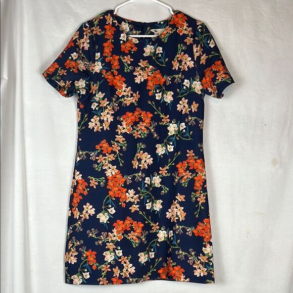 Blue Floral Yumi Mini Dress - Picture 1 of 5